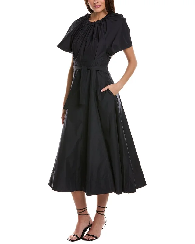 3.1 Phillip Lim Ladybug Midi Dress Elegant Lace Trim Midi Dress