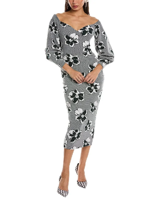 Chiara Boni La Petite Robe Ventura Midi Dress Trendy Midi Dress with Belt