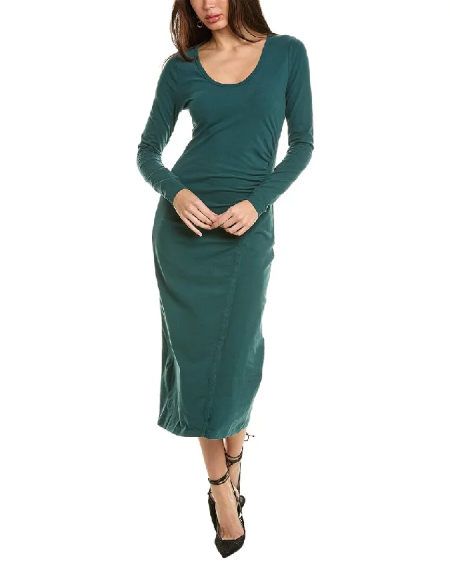 Grey State Midi Dress Cozy Knit Midi Dress