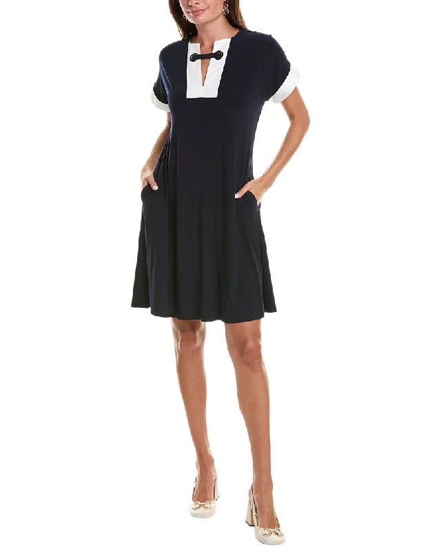 Joseph Ribkoff Midi Dress Stylish Midi Dress with Cuffs