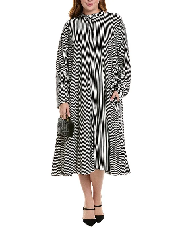Marina Rinaldi Plus Oleario Midi Dress Chic Off-Shoulder Midi Dress