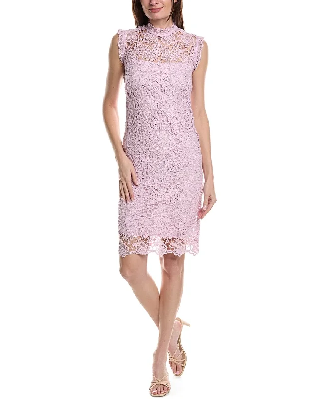 Nanette Nanette Lepore Fanciful Lace Midi Dress Fashionable Chiffon Midi Dress