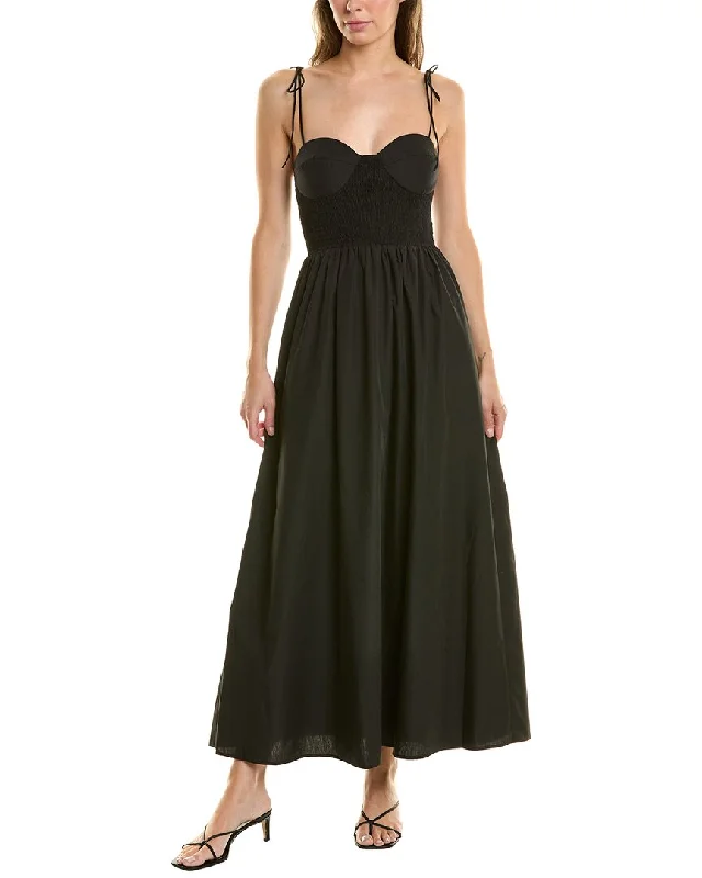o.p.t. Dano Midi Dress Comfortable Draped Midi Dress