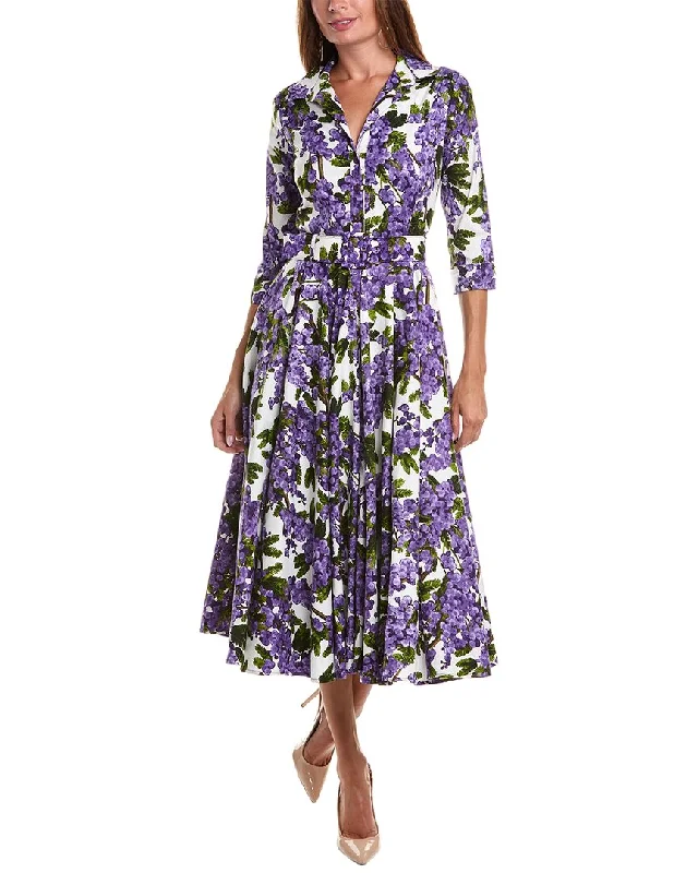 Samantha Sung Aster Midi Dress Trendy Off-Shoulder Ruffle Midi Dress
