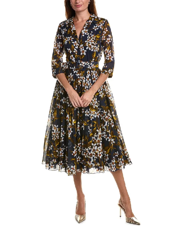 Samantha Sung Aster Midi Dress Trendy Bodycon Midi Dress