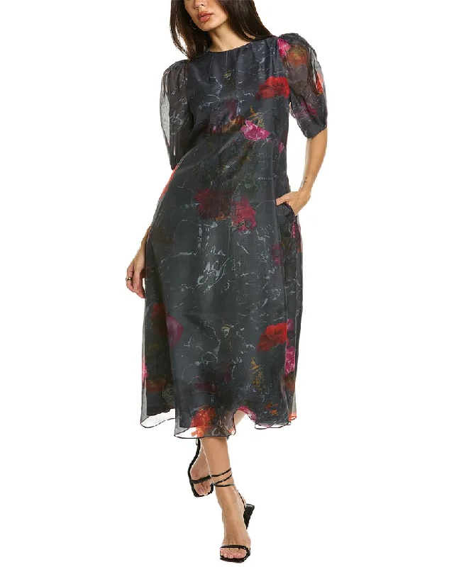 Ted Baker Mekayla Midi Dress Stylish Off-Shoulder Ruffle Dress