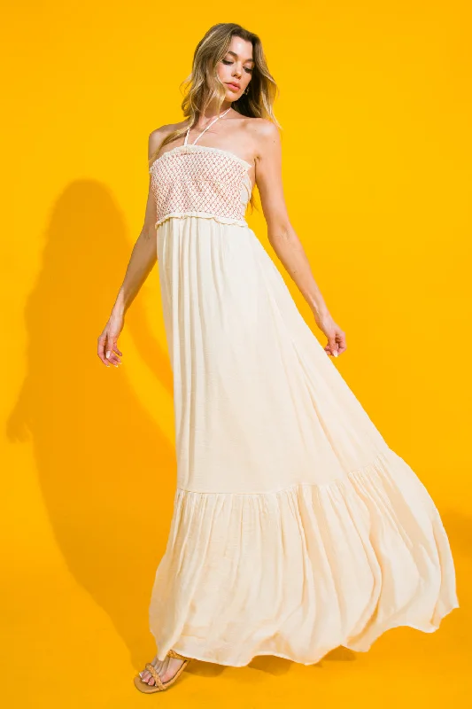 IF I KNOW ME WOVEN MAXI DRESS Cozy Wrap Maxi Dress