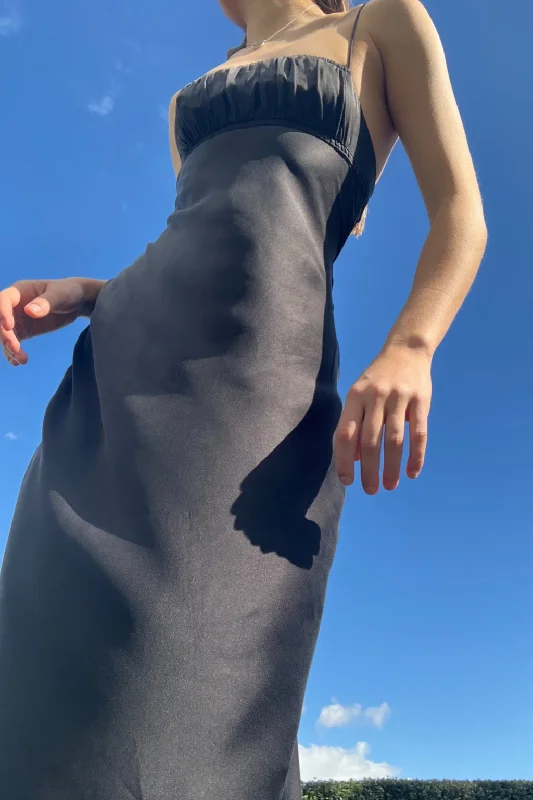 AMBER MAXI DRESS Cozy Open-Back Maxi Dress