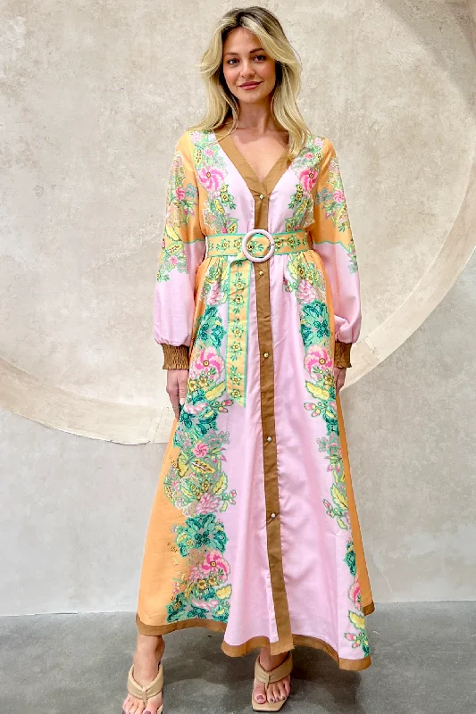 APHRODITE MAXI DRESS Stylish Maxi Dress with Pleats