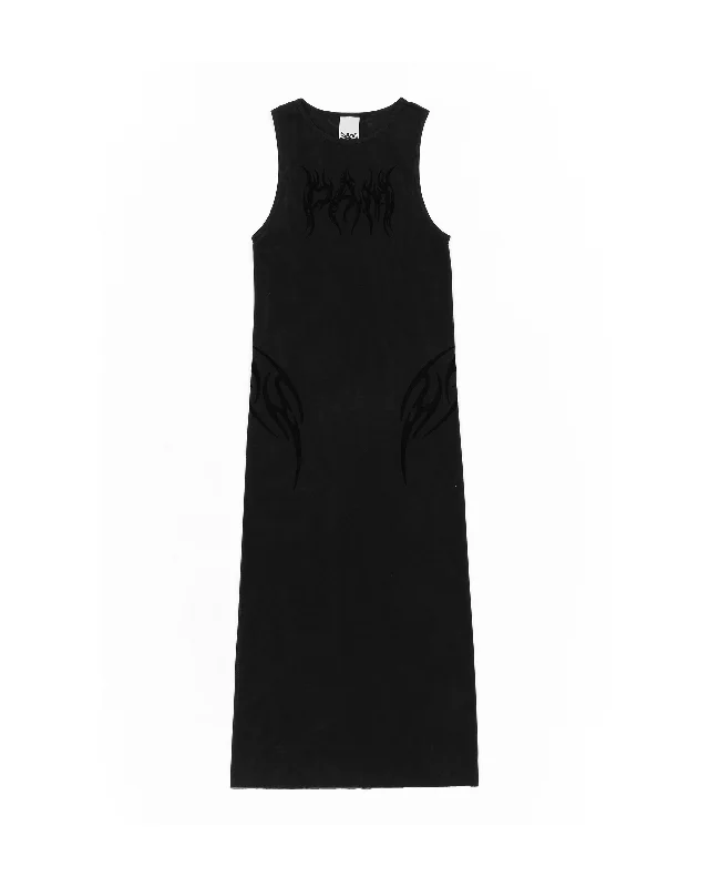 Blade Maxi Dress - Black Chic Summer Floral Maxi Dress
