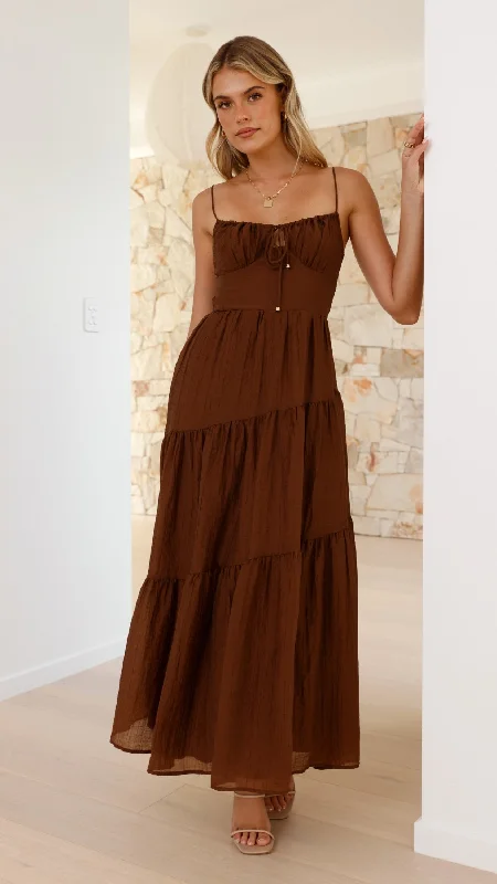 Cove Maxi Dress - Chocolate Chic Summer Maxi Dress