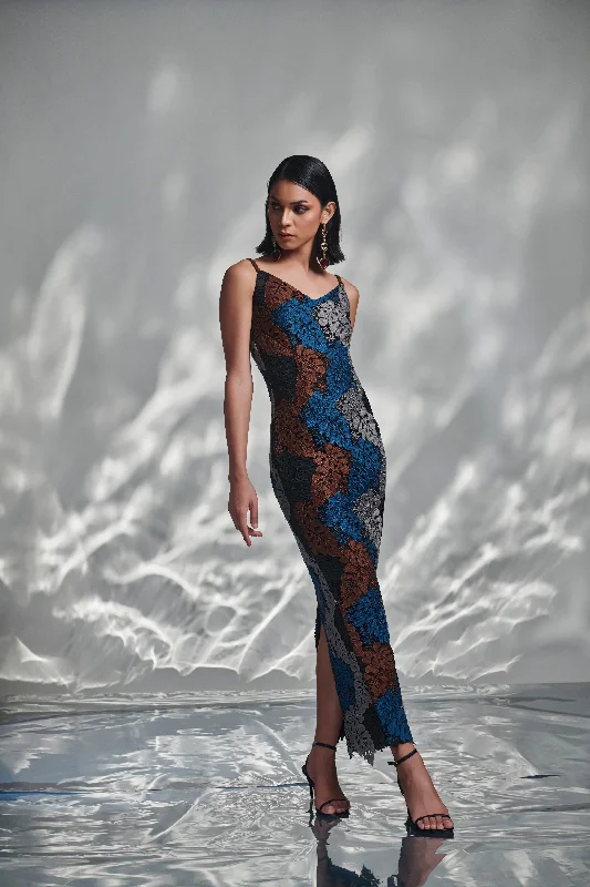 DAHLIA Maxi Dress Stylish A-Line Maxi Dress