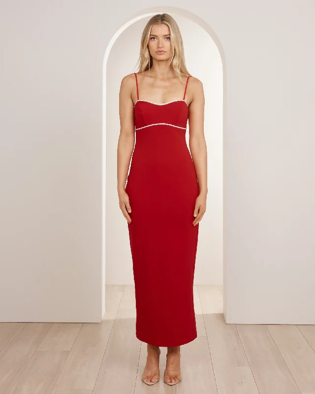 Elvie Column Maxi Dress Fashionable Printed Maxi Dress
