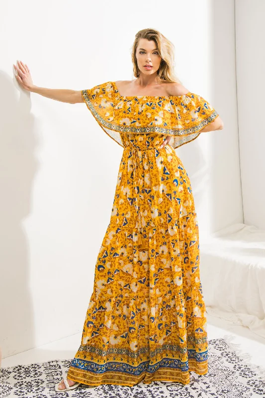 RHYTHM IVY MAXI DRESS Elegant Lace Maxi Dress