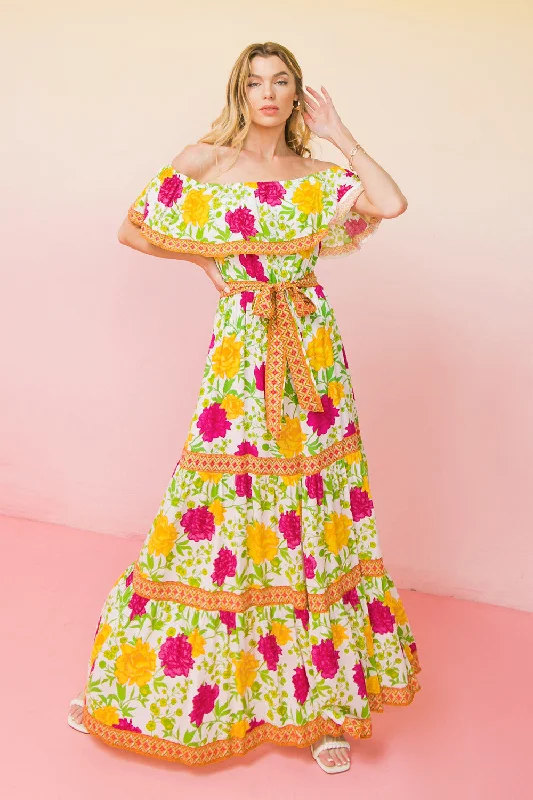 DREAMS COME TRUE WOVEN MAXI DRESS Cozy Maxi Dress with Slit