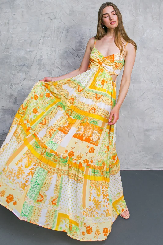 MY DREAM DATE MAXI DRESS Elegant Floral Maxi Dress