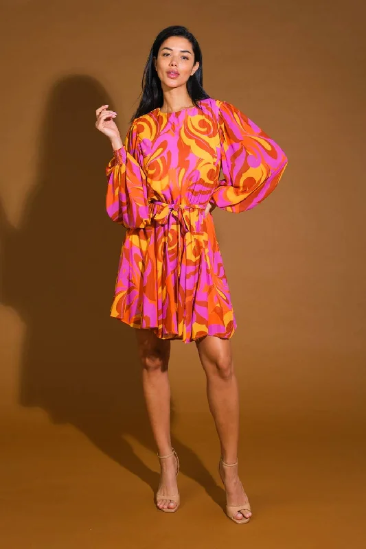 CROSS YOUR MIND WOVEN MINI DRESS Stylish Sweetheart Mini Dress