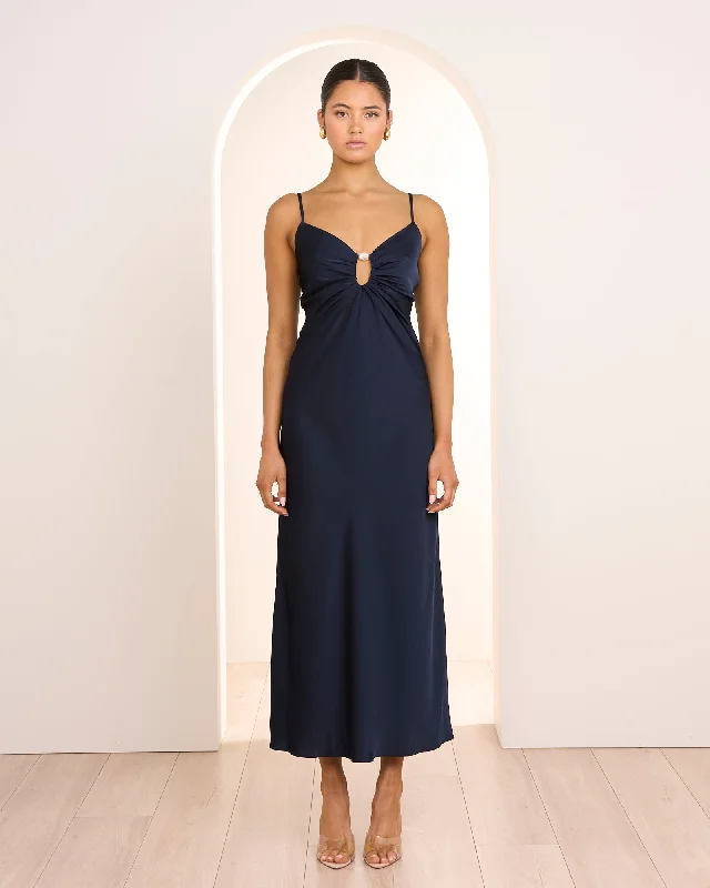 Jacinta Cut Out Maxi Dress Elegant Maxi Dress with Slit