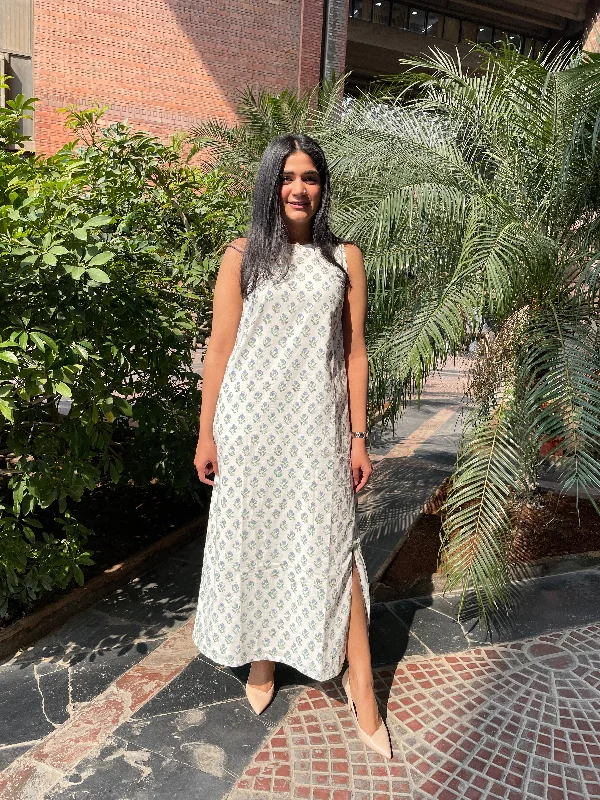 Jannat A-Line Maxi Dress Trendy Maxi Dress with Straps