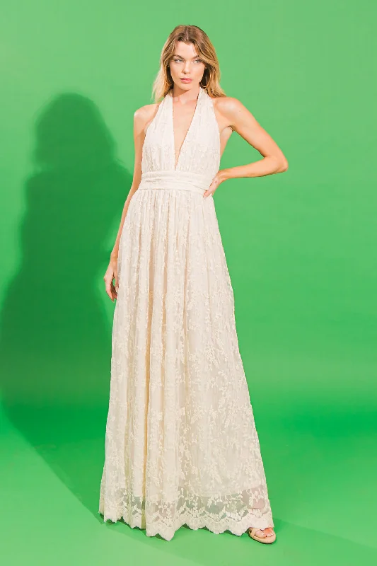 OWN THE ATTENTION WOVEN MAXI DRESS Fashionable Maxi Dress with Fringe