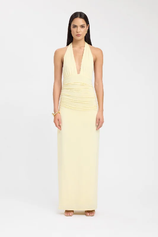 Leni Maxi Dress Fashionable Faux Wrap Maxi Dress