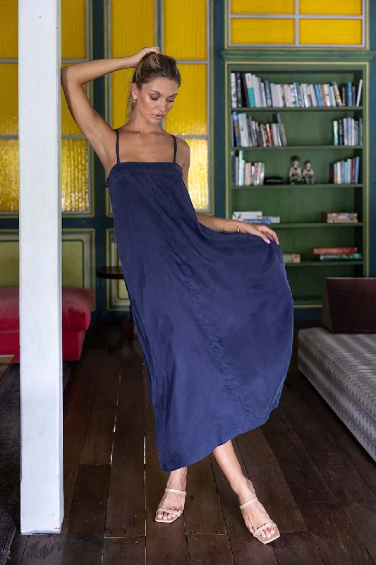 MILANO MAXI DRESS Fashionable High-Low Maxi Dress