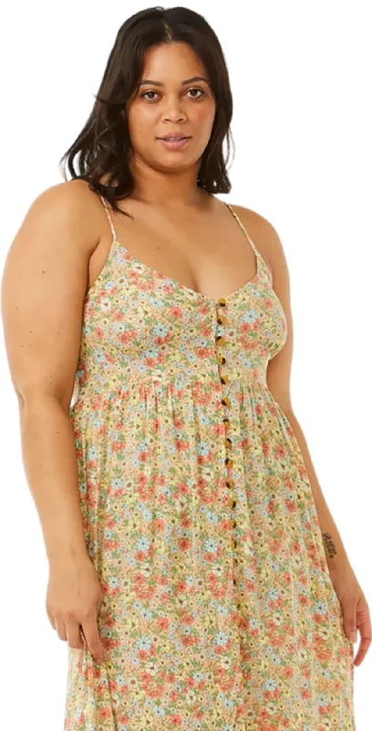 Sea Of Dreams Maxi Dress - Women's|-|Robe longue Sea Of Dreams - Femme Trendy Maxi Dress with Belt