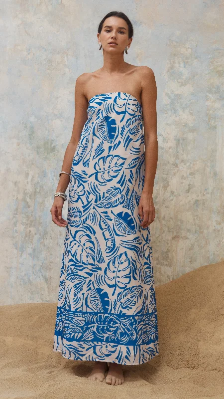 Santino Maxi Dress - Santino Print Trendy Floral Print Maxi Dress