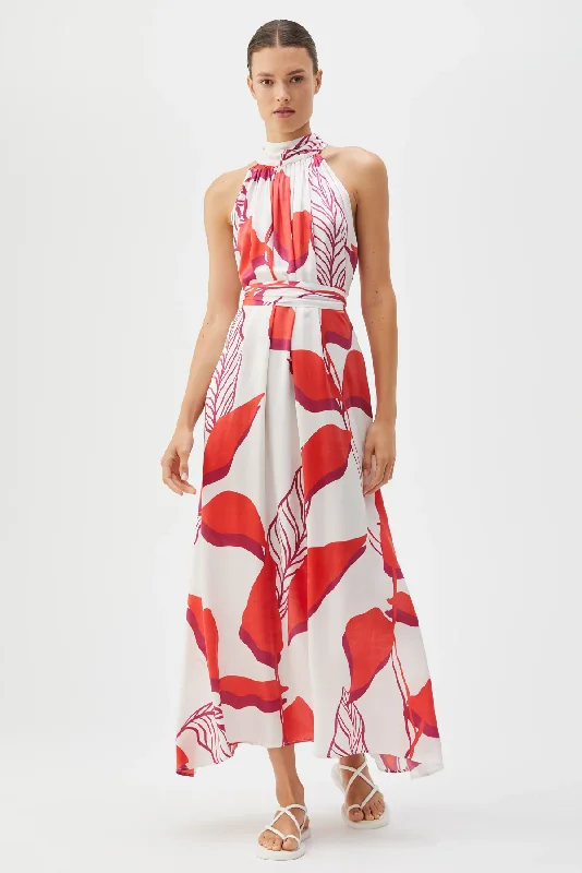 VERONA MAXI DRESS Fashionable Open-Back Maxi Dress