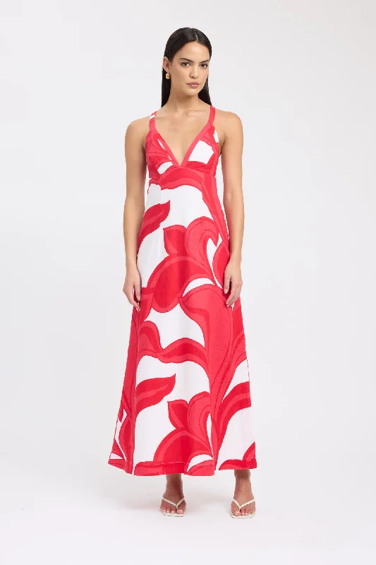 Zani Maxi Dress Fashionable Chiffon Tiered Maxi Dress