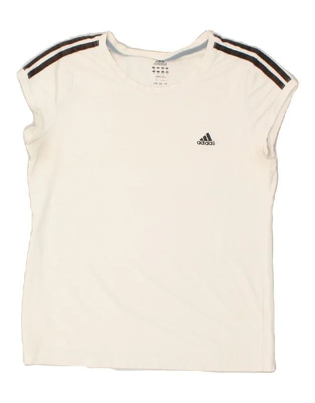 ADIDAS Womens T-Shirt Top UK 18 XL White Cozy Warm Stylish