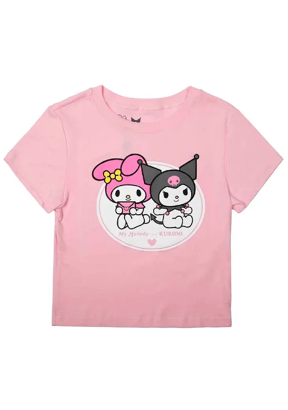 Sanrio My Melody & Kuromi BFF Tee Embroidered Appliqued Beaded