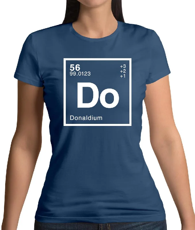 Donald - Periodic Element Womens T-Shirt Anti-Shrink Durable Soft