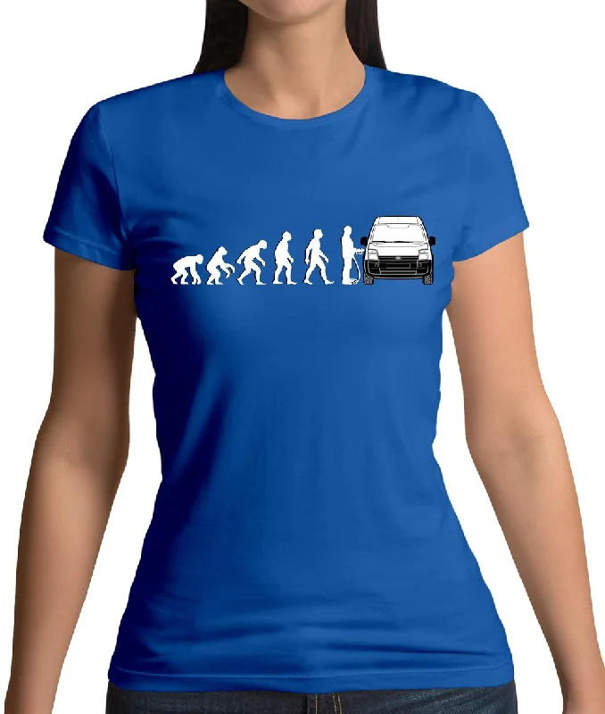 Evolution Of Man Transit Driver Womens T-Shirt Notch Collar Peter Pan Collar Cowl Neck Evolution Of Man Transit Driver Womens T-Shirt Notch Collar Peter Pan Collar Cowl Neck