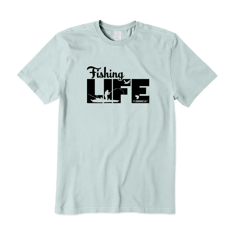 Fishing Life T-Shirt Plaid T-Shirt Polka Dot Checkered