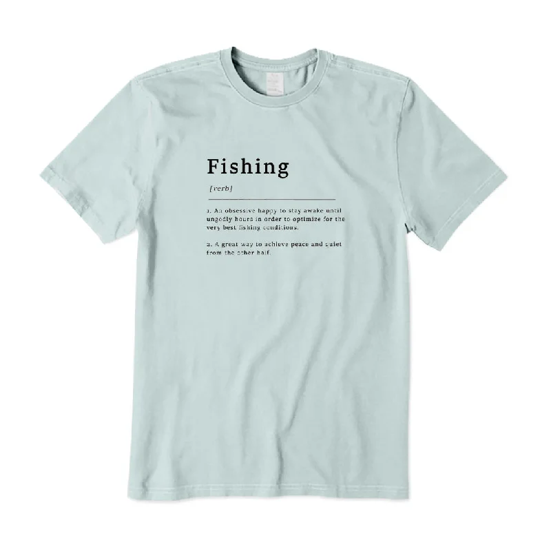 Fishing T-Shirt Chenille Blend Fleece Blend Nylon Blend