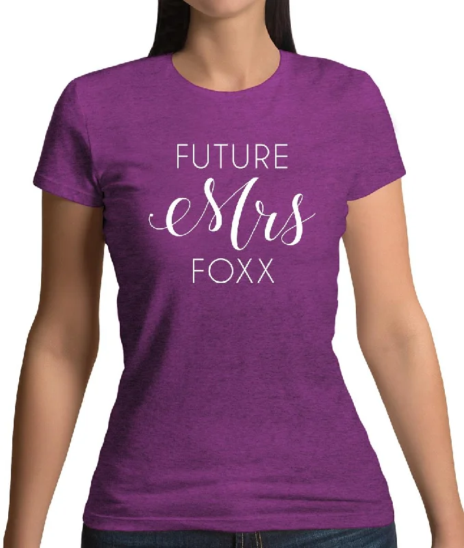 Future Mrs Foxx Womens T-Shirt Elasticated Padded Insulated