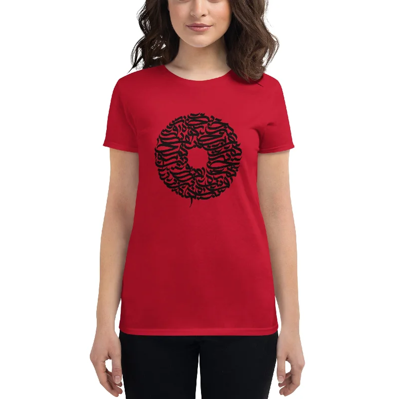 HUMAN EYE Women's T-Shirt Plaid T-Shirt Polka Dot Checkered