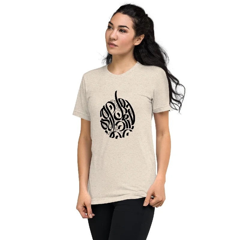 INTO MY EYES Women's Tri-Blend T-Shirt Rayon Fabric Velvet Fabric Corduroy Fabric