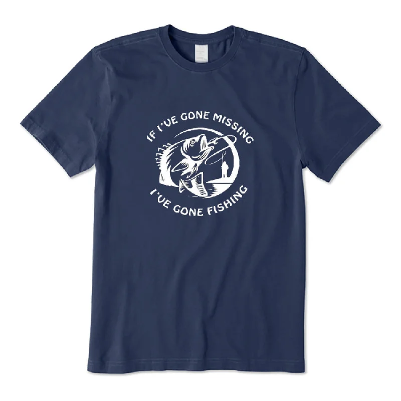 I've Gone Fishing T-Shirt Nylon Fabric Polyester Fabric Spandex Fabric
