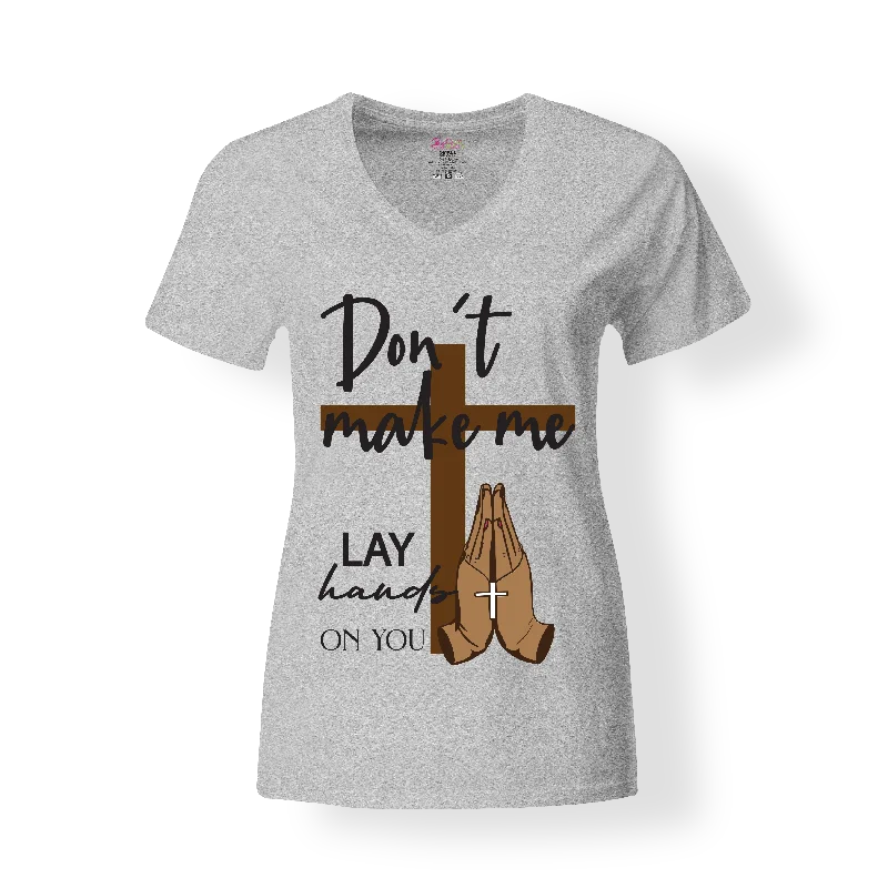 Lay Hands T-Shirt Chenille Brocade Lace