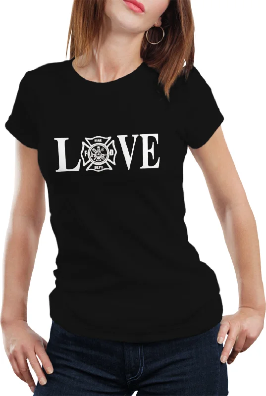 LOVE FD Girl's T-Shirt Cashmere Blend Cotton Blend Poly Blend