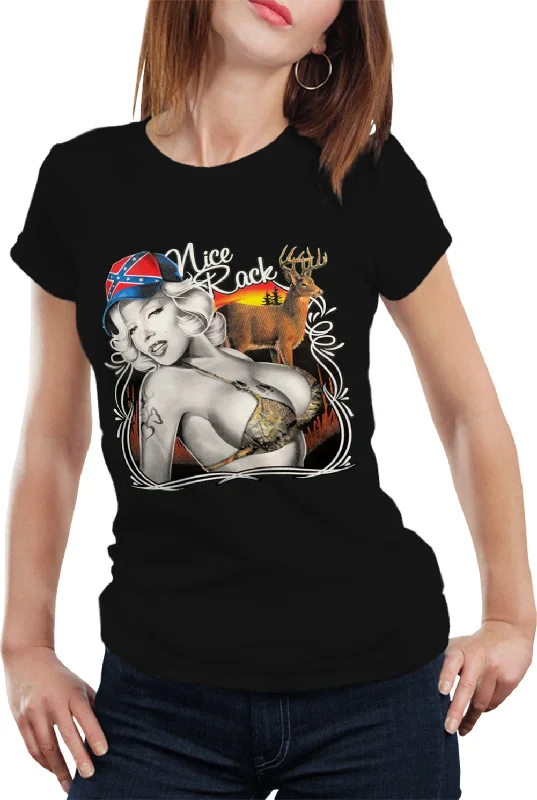 Marilyn Monroe Nice Rack Girl's T-Shirt Anti-Shrink Durable Soft