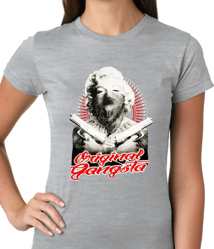 Marilyn Monroe "Original Gangster" Ladies T-shirt Cozy Warm Stylish