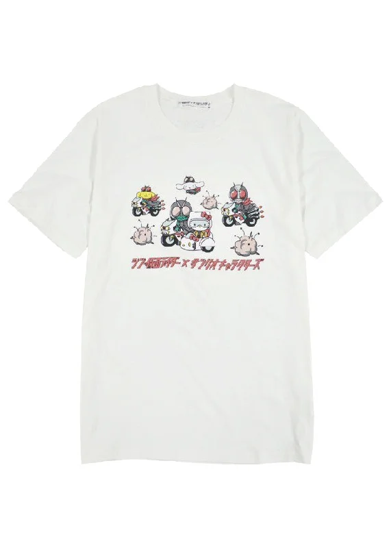 Masked Rider x Sanrio Hello Kitty & Friends Tee Print Jacquard Patchwork