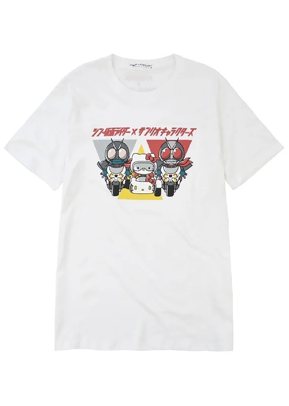 Masked Rider x Sanrio Hello Kitty Tee Sequined Glittery Shiny