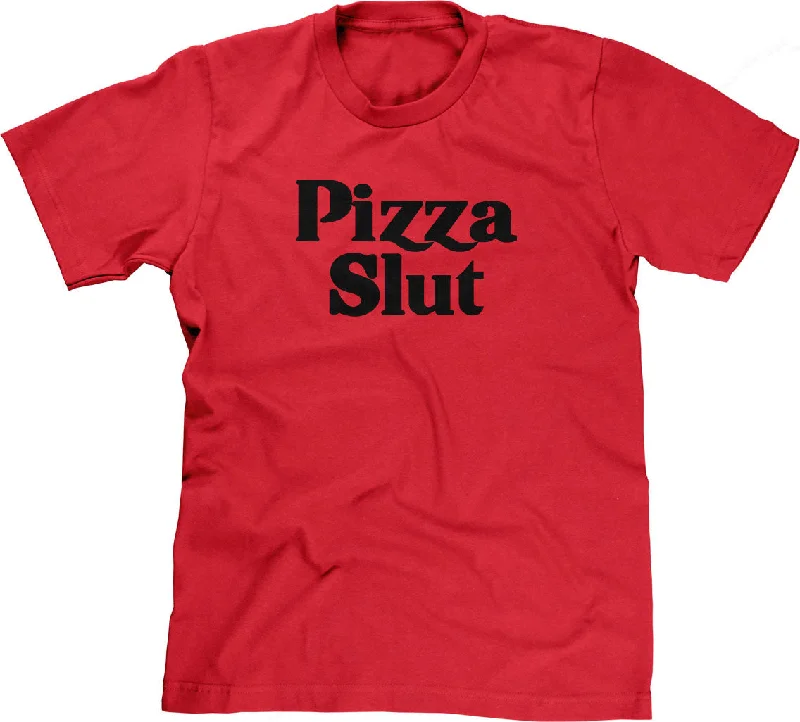Pizza Slut T-Shirt Striped Floral Plaid