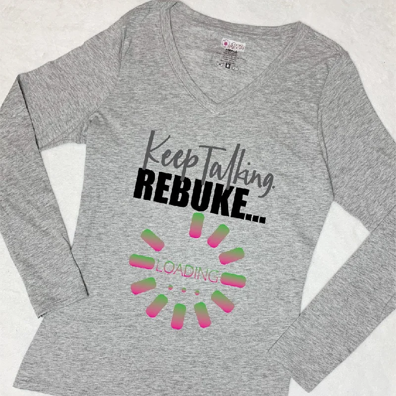 Rebuke Loading Long-Sleeve T-Shirt Chenille Blend Fleece Blend Nylon Blend