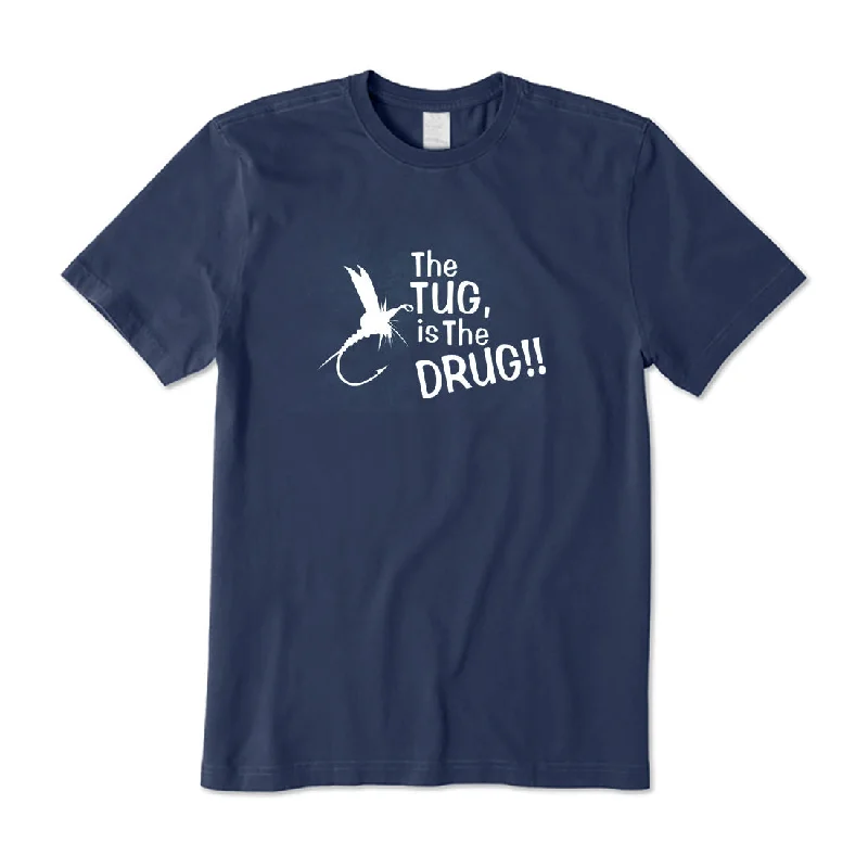 The tug is the drug T-Shirt Chenille Brocade Lace