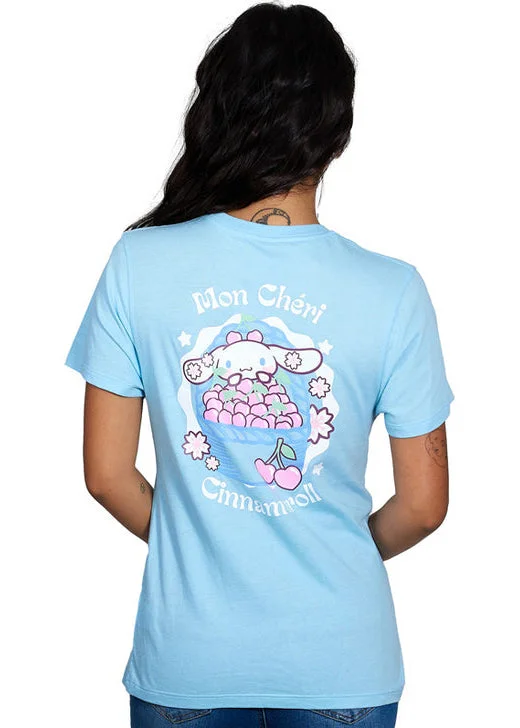 Sanrio Hello Kitty Cinnamoroll Mon Cheri Tee Solid Color Striped Floral